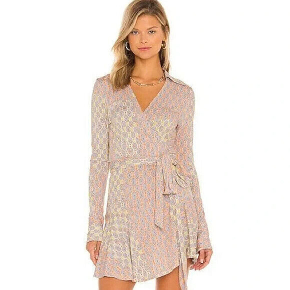Free People Multicolor Wrap Dress